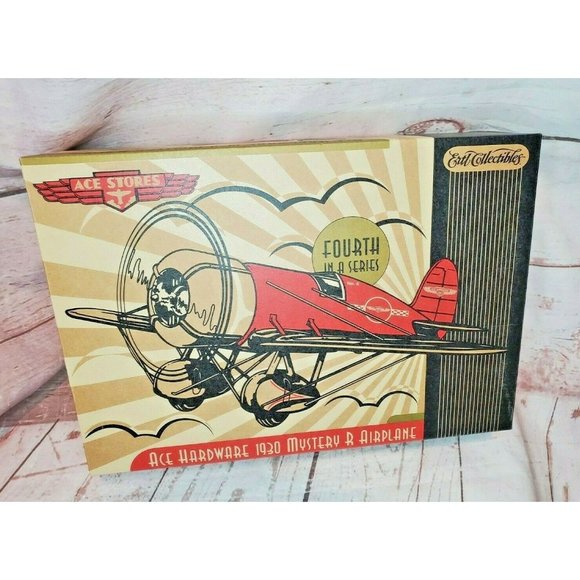 Ace Hardware Vintage ERTL Collectible 4th In Class 1930 Mystery R Airplane - Picture 1 of 12